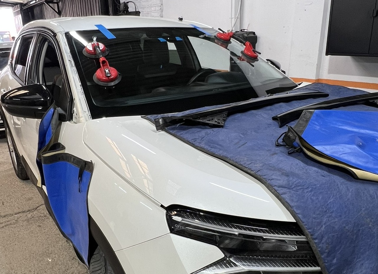 Instalación de parabrisas en Citroën C5 Aircross en Santiago
